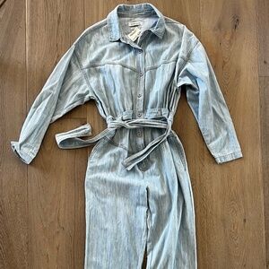 NWT Overlover Jumpsuit in Denim - Size XS